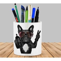 Bulldog Hangover Kaktüs Sukulent Saksı Kalemlik