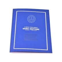 Gülpaş Ders Defteri 6 Ders Yoklamalı Plastik Kapak