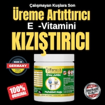 Feroxit Muhabbet Kuşu Sultan Kuşu Papağanlar İçin Üreme Destek & Kızıştırıcı E Vitaminli Karışım 20 G