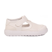 Arzen Beyaz Cırtlı Ortopedik Unisex Çocuk Sandalet Arz 3000 F