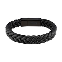 Zippo Braided Leather Bracelet 20cm