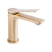 Fırçalanmış Gold Lavabo Bataryası