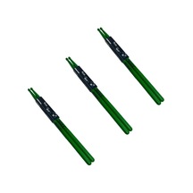 Midex Gfk-801gr-3x 5a Bateri Baget Kırılmaz Polyemid Yeşil Renk Davul Bageti 5a Drumsticks 6 Adet 3 Çift