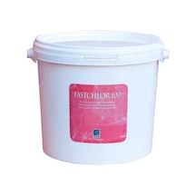 Toz Klor Fastchlor 100 Stabilize Triklor Granülü, %90 Klor Içeriği 25 Kg