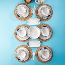 Perotti Garden Yaldızlı Stoneware 27 Parça 6 Kişilik Yemek Takımı