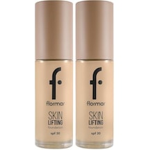 Skin Lifting Sıkılaştırıcı Bakım Yapan Kremsi Dokulu Spf 30 Fondöten 100 Sand 2 Paketi 0