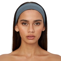 Saç Bandı Pamuk Kadın Bandana Spor Kafa Bandı Headband Açık Mavi