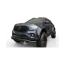 2018+mercedes X-class Ön Tampon Shark Koruma Demi Ri Parlak Si Yah