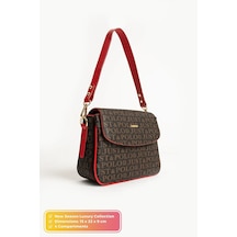 Just Polo Günlük Kombinlere Uygun Kadın Orijinal Günlük El Ve Omuz Çantası Shoulder Bag Kırmızı