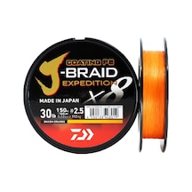 Daiwa J-braid Expedition 8b Smash Orange 150m İp Misina Kalınlık Mm :0,16mm