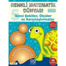Renkli Matematik Dünyası 5-İkinci ŞekillerÖlçüler ve Karşılaştırmalar - Rüştü Apaydın - 1001 Çiçek