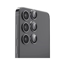Samsung Galaxy S24 Fe Raze Metal Kamera Lens - Siyah Diğer
