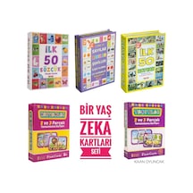 Bebek Zeka Gelişimi Için 5 Flash Kart Seti