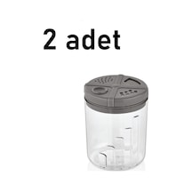 2 Adet Tuzluk Biberlik Baharatlık Qlux 300 Ml Tuzluk Biberlik 3 Kademeli L-00277 Ev Ofis Lokanta Pla Diğer