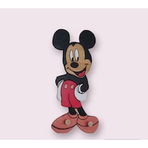 Mickey El Yapımı Duvar Panosu ve Kıyafet Askısı Çok Renkli