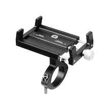 Youtek Alüminyum Bisiklet Telefon Tutucu, Dağ Bisikleti Ve Bisiklet İçin Navigasyon Stabili, Siyah Renkli Sabitleyici