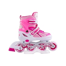 Furkan F-sport Ayarlanabilir 2+2 Metal Işıklı Alıştırma Pateni 34 - 37