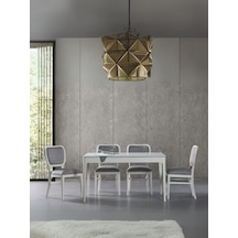 Urbanis Açılır Yemek Masası 170'lik Beyaz