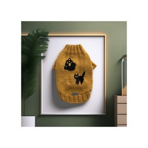 Kedi Ve Köpek İçin Sarı Cadılar Bayramı Kazağı