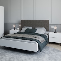 Oryana Çift Kişilik Karyola-mat Lake Beyaz 171x120x206 Cm Oryana Çift Kişilik Karyola-mat Lake Beyaz 171x120x206 Cm