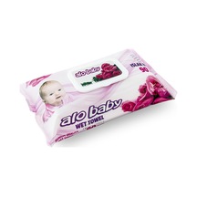 Alo Baby Gül Kokulu Islak Mendil 90'Lı