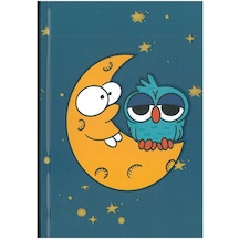Paklon Tasarım Defter 80 Yap. Kareli Baykuş A5 14x21 Çok Renkl