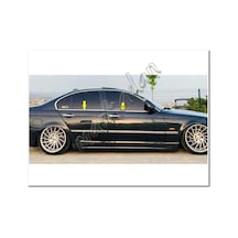 Woc Chrome Bmw E46 Sedan Krom Cam Çıtası 1998-2006 4 Parça  Paslan