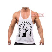 Tarzsokak Gym Tank Top Fitness Sporcu Atleti Gym2 Beyaz