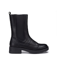 Çizme Kadın Oxw002900 Oxs Frank 0029 Mıd W Leather Black Siyah