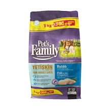 Pet's Family Premium Balıklı Yetişkin Kedi Maması 1300 G