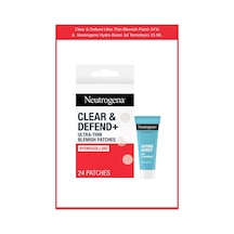Neutrogena Hydro Boost Jel Temizleyici 15 ML + Clear & Defend Ultra Thin Blemish Patch 24’lü