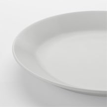 Tatlı Tabağı, Beyaz, 19 Cm Antrasit