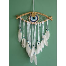 Rüya Kapanı Dream Catcher Göz Tasarımı Model 3 Çok Renkli