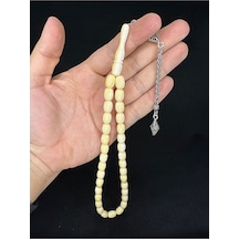Beyrut Damla Kehribar Beyaz Hamur Kapsül Kesim 12mmx8mm T-673
