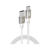 Usb To 2.4a 1.2m Örgülü Ve Şarj Kablosu Beyaz Diğer