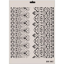 Rich Dantel Seri Dn-907 Stencil 35x25 Cm - Pmvp-290469 Renkli