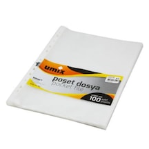 Umix Poşet Dosya Şeffaf 100 Adet U1100P-100 340862