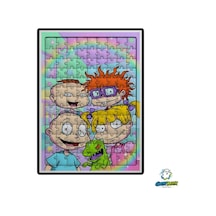 Ghostbastır Design Rugrats 99 Parça Ayaklı Puzzle Dekoratif Çocuk Yapbozu 0185