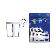 Nuova Rade Plastik Bardaklık Beyaz 3'lü Paket