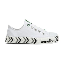 United Colors Of Benetton Bn-30624 Beyaz-siyah Unisex Sneakers 001
