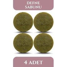 Sabunal Defne Sabunu 4 Adet - Doğal Saç ve Cilt Bakım Sabunu