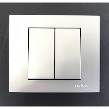 Ovivo Grano Gümüş Komütatör Çerçeveli N11.1620