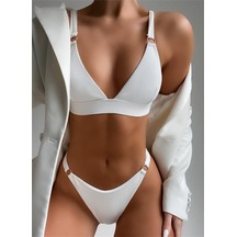 Halka Detaylı Alt Üst Bikini Takım (551640167)