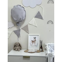 Mamibro Kumaş Bayraklı Işık Zinciri 201246483 Çok Renkli