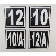 Kapı Numarası 10X10 Cm, Bina, Apartman, Işyeri Numarası (486548232)