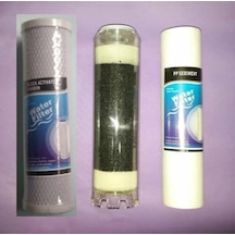 3 Lü Filtre Seti Çift Karbonlu Su Arıtma Cihazı 477872981