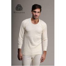 Hasyün 1002 Erkek %100 Yün Uzun Kol Fanila 2 Adet 001