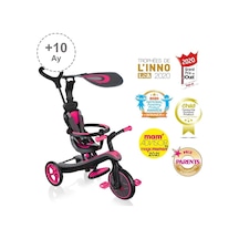 Globber Explorer 4 in 1 3 Tekerlekli Bisiklet Pembe