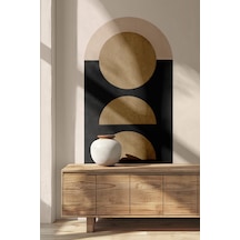Kendinden Yapışkanlı Kalın Kanvas Dokulu Minimalist Art Duvar Kağıdı , Kolay Uygulama Renkli