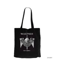 War Torn Iconic Nightmare Siyah Kanvas Bez Çanta